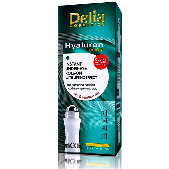 Delia Cosmetics Hyaluron Fusion Instant Under-Eye Roll-On with Lifting Effects - Picture 3 of 7